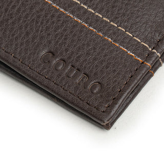 Brown Double Stitched